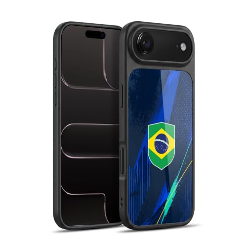 Coque de foot Brésil pour iPhone 17 Air - Protection militaire en gel Head Case Designs