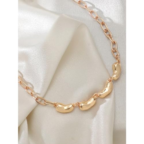 Image of Rubans Demi Fine Stainless Steel Necklace Chain Link Gift for Women & Girls