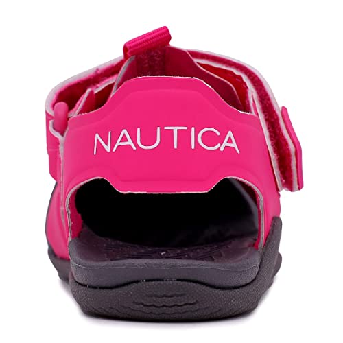 Nautica Kids Sport Sandals Casual Closed-Toe Outdoor Summer Water Shoe Pearl 3|Boy - Girl (Little Kid/Toddler)3