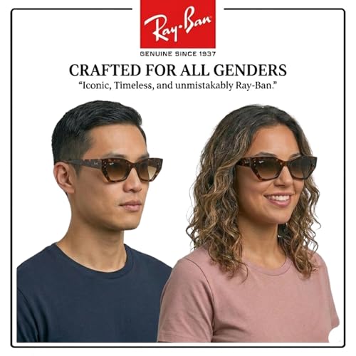 Image of Ray-Ban RB4430 ZENA BIO-BASED Shape Sunglasses with Official Eyewear Kit