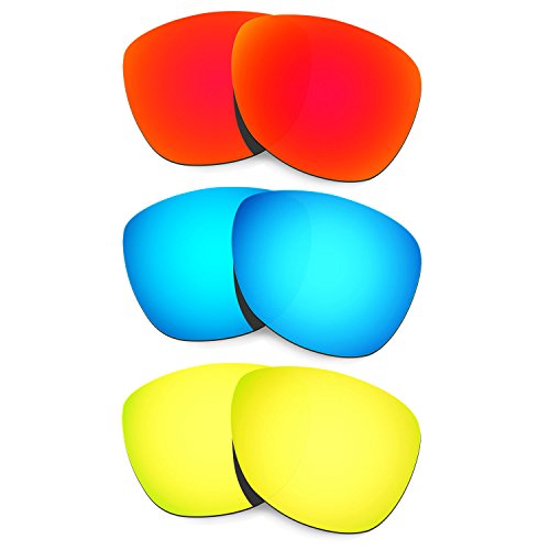 Verres polarisés Oakley Frogskins de rechange pour éliminer l'éblouissement des yeux rayés