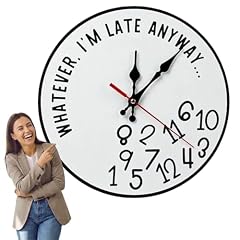 Im Late Anyway Wall Clocks product image