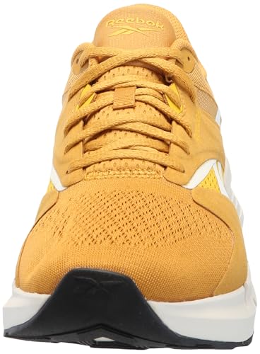 Reebok Unisex Zig Dynamica 5 Running Shoes, Retro Gold/Classic Yellow/Chalk, Men Size's 11/ Women's Size 12.5