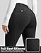 FitsT4 Sports Women's Horse Riding Pants Full Seat Equestrian Breeches High Waist Horseback Riding Tights with Pockets Black Medium