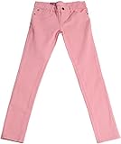 Hey Collection Big Girls Brushed Stretch Twill Skinny Jeans