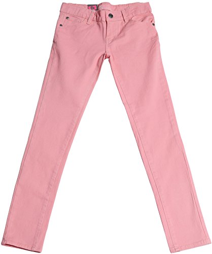 Hey Collection Big Girls Brushed Stretch Twill Skinny Jeans