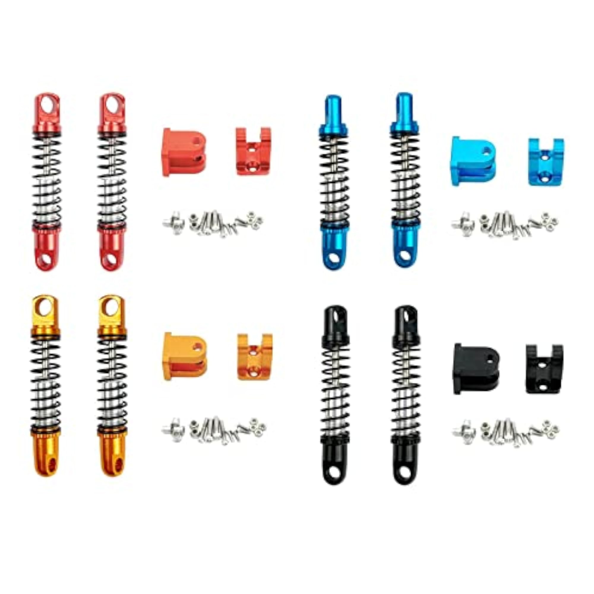 2 Pieces Front Shocks Absorber for WPL D12 D42 RC Crawler