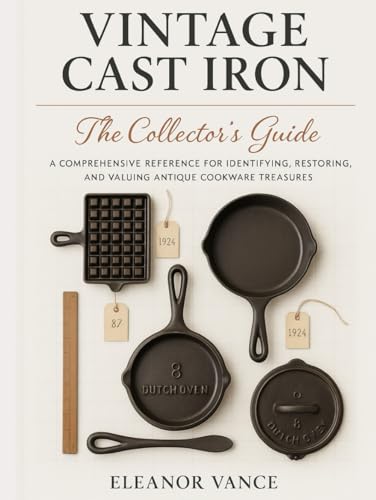 VINTAGE CAST IRON: THE COLLECTOR'S GUIDE: Identifying, Restoring, and Valuing Antique Cookware—Markings, Reproductions, and Proper Seasoning
