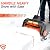 16" Cordless Snow Shovel, 3000mAh Battery Snow Blower, Lightweight Power Snow Thrower for Driveways & Sidewalks, Winter Snow Removal with Charger & 2 * 21V Batteries