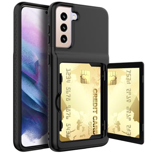 Coque Samsung S21 Plus antichoc militaire avec porte-carte intégré