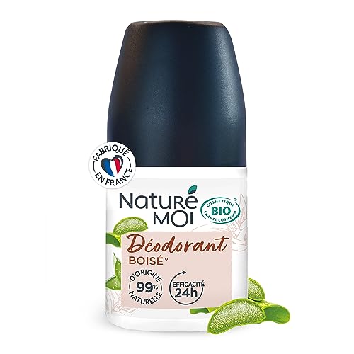 Déodorant naturel homme sans sels d'aluminium efficace 24h roll-on 50ml