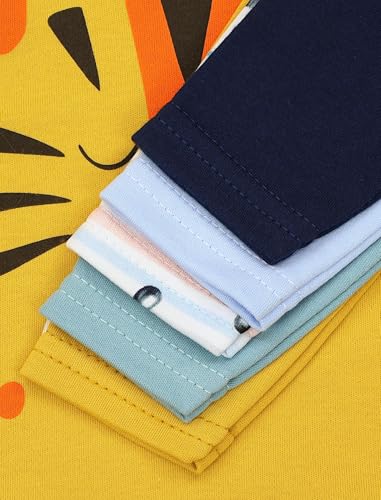 TupTam Camiseta Manga Larga para Bebé Niño, Pack de 5, Multicolor 7, 80