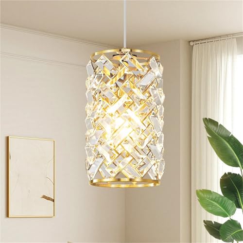 Lumières de plafond froides en cristal pour illuminer une chambre sombre avec style