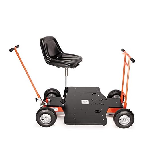 Proaim Quad-4 Pro Camera Platform Doorway Dolly for Videomakers & Filmmakers. for Narrow/Wide Ways, Adjustable Pulling Bar. All Wheel Steering, Smooth Mobility. with 500 kg/1100 Payload (DL-QDFW-00)