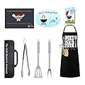 Giftspire Grilling Smoker Accessories Outdoor Gifts for Dad, Unique BBQ Utensils Set for Blackstone Grill for Christmas Fathers Day & Birthdays | BBQ Tools Kit for Men