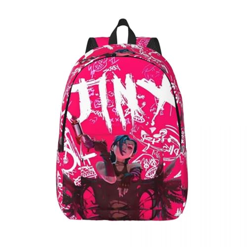 OREURUIK Mochila clásica de Anime arcano Regalo Mochila de Negocios para Hombres y Mujeres portátil para computadoras portátiles Bolsas de Lona