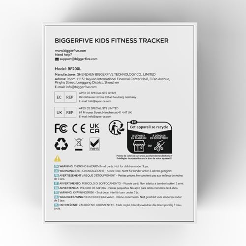 Biggerfive VIGOR2092 Vigor 2 L Kids Fitness Tracker Watch thumb #7