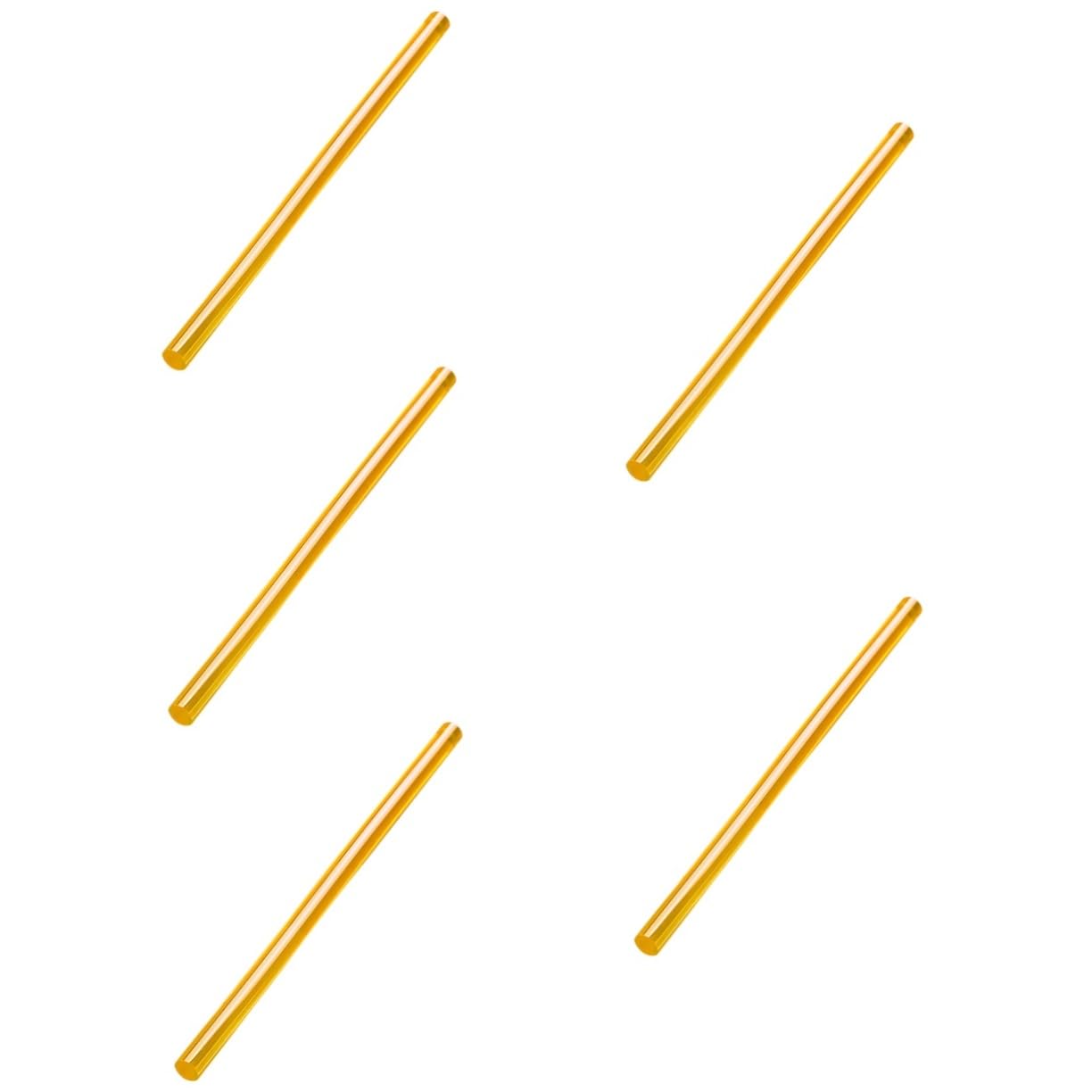 Angoily 5pcs Portable Hot Melt Glue Sticks High Adhesive Craft Adhesive for Home Decorations Repairs Christmas Projects Easy to Use Compact Sticks