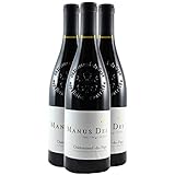 Châteauneuf-du-Pape Manus Dei tinto 2019 - Château Sixtine - DOP - Valle del Ródano - Francia - Variedades de uva Grenache,Syrah,Mourvèdre - 3x75cl