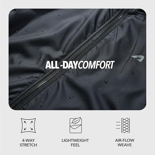 Image of Boldfit Windcheater Jacket for Women, Lightweight & Wind-Resistant with Reflective Cool Jacket for Women, Relaxed Fit-Stylish Windbreaker for Outdoor with Zipper Pockets