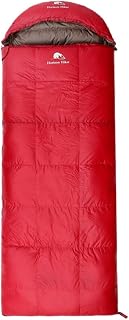JOTOUCH Filling 1000g White Goose Down Winter Sleeping Bag Envelope Sleeping Bag with Removable Cap Backpack Sleeping Bag for Hiking Camping