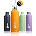 Produktbild Isolierflasche Edelstahl, Trink-Flasche 500ml, Thermosflasche, Travel bottle, Thermoskanne, auslaufsicher und schadstofffrei, BPA frei - Juicy Orange