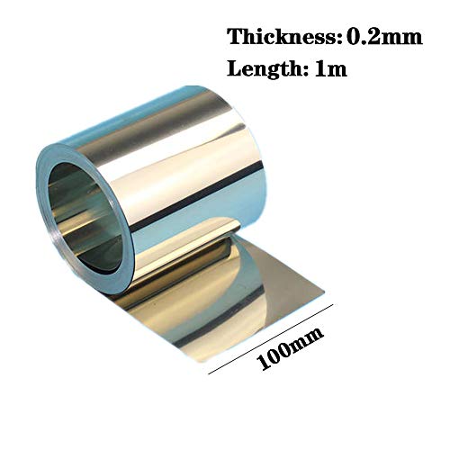 Leishent Pure Nickel Plate Sheet Foil 0.2Mm X 100Mm X 1000Mm #TOP1