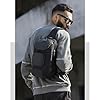 OZUKO Sling Backpack Sling Bag for Men Crossbody Backpack Waterproof Casual Shoulder Bag with USB Charging Port #5