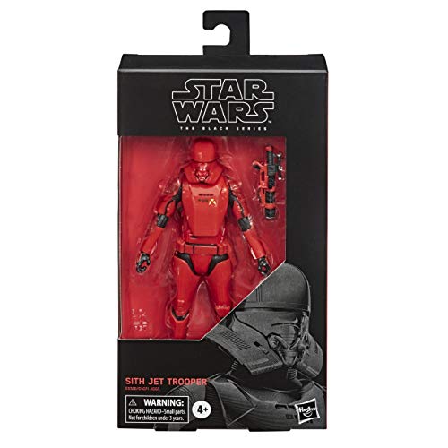 Star Wars The Black Series Sith Jet Trooper Toy 6-inch Scale The Rise of Skywalker Collectible Action Figure, Kids Ages 4 and Up