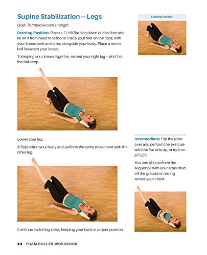 41i6sgw2OTL. SL500  - Foam Roller Workbook, 2nd Edition: A Step-by-Step Guide to Stretching, Strengthening and Rehabilitative Techniques