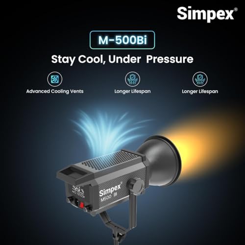 Image of Simpex M-500 BI, High-Performance Continuous LED Light with 500W Power Output Perfectly Designed for Professionals