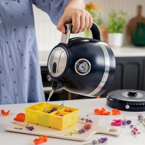 KitchenAid Bouilloire Électrique - Artisan - Température Réglable - 1,5 L - Bleu Encre