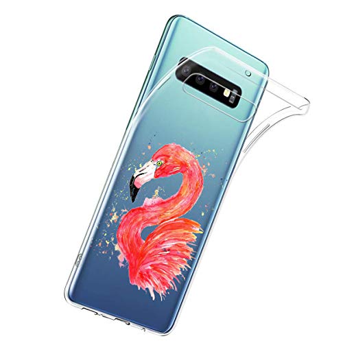 Oihxse Crystal Clear beschermhoes voor Samsung Galaxy J7 Duo 2018, zacht TPU-siliconen, bescherming [mooi aquareldesign… - Afbeelding 3