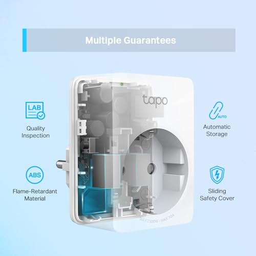 Tp-Link Tapo Tapo P100 Inteligentne Gniazdko, Biały, 1 sztuka