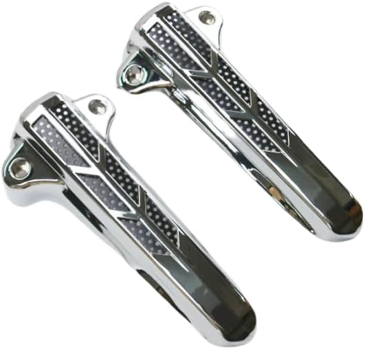 Motorcycle Acsessories Front Lower Fork Leg Slider Covers for Harley Touring Road King Street Glide Ultra Limited FLHT FLHX FLHR 2014-2022 (Chrome)