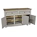 Wood Buffet Sideboard Corona Gray | Furniture Dash