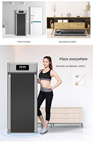 Image of Treadmills,Flat Treadmill Household Small Mute Full-Function Electric Walking Machine Mini Indoor Fitness Equipment for Home, Office