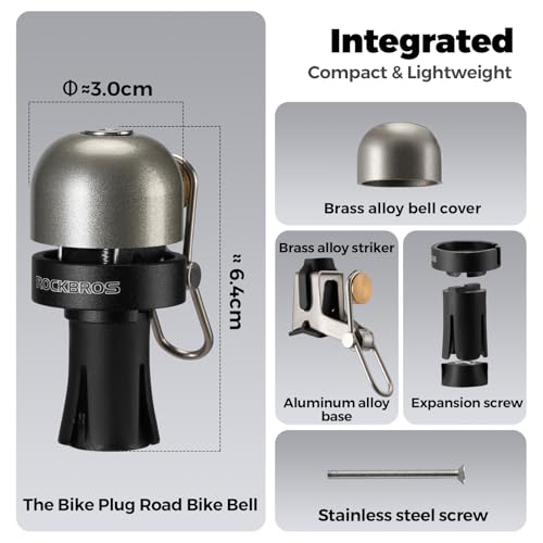 ROCKBROS Bar End Copper Bell