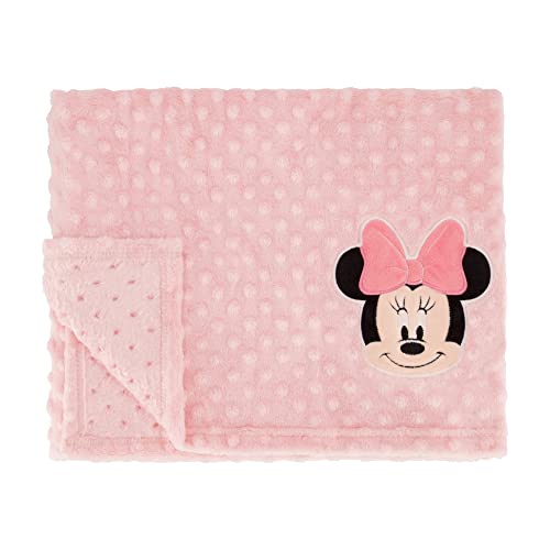 Disney 2-Pack Baby Blanket For Infants And Newborns, Plush Polka Dot Fleece Minnie Mouse Blanket, For Toddler Girls #TOP4