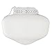 Craftmade ELK1WW-W, 9" Wet Location Schoolhouse Globe Light, White