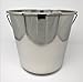 Price comparison product image CookSpace (TM) Quality Polished Stainless Steel Household Bucket with Lid and Handle, 15 litres