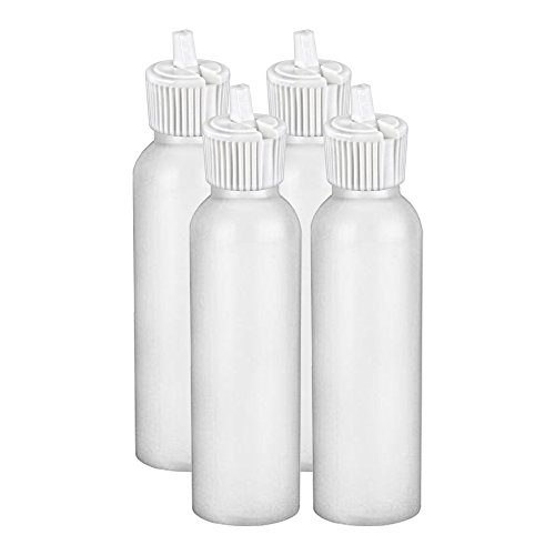 MoYo Natural Labs 4 oz Squirt Bottles, Squeezable Empty Travel Containers, BPA Free