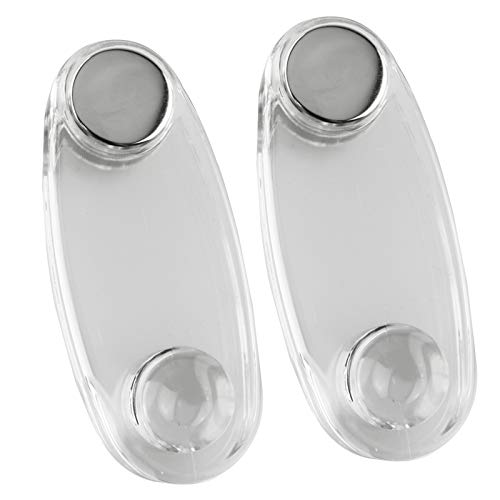 AXLIZER 2PCS Blinds Accessories Cord Weight Plastic Window Shutter Clear Plastic Safety Handle for Blinds, Vertical Venetian Blind Tensioner