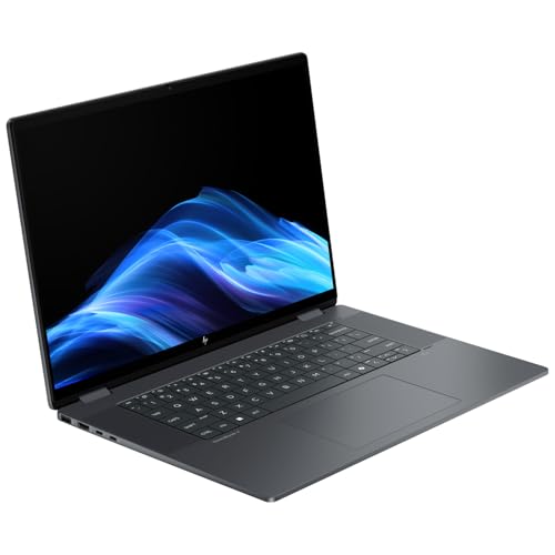 Image of Mavark HP OmniBook X Flip Copilot+ PC 16 inch 3K OLED Touch Laptop Intel Core Ultra 9 Super-Fast Gen 5 SSD Active Pen 2 Years CPS Warranty Win 11 Pro (2TB GEN 5 SSD|32GB RAM)