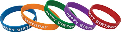 Pulseiras Happy Birthday Teacher Created Resources, pacote com 10