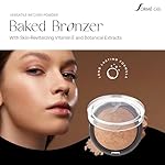 Sorme Cosmetics Baked Bronzer in Warmth (0.2oz)| With Skin-Revitalizing Vitamin E and Botanical Extracts | Versatile Wet/Dry Powder Bronzer with Shimmer Finish | For Dewy and Sun-Kissed Skin - Image 2