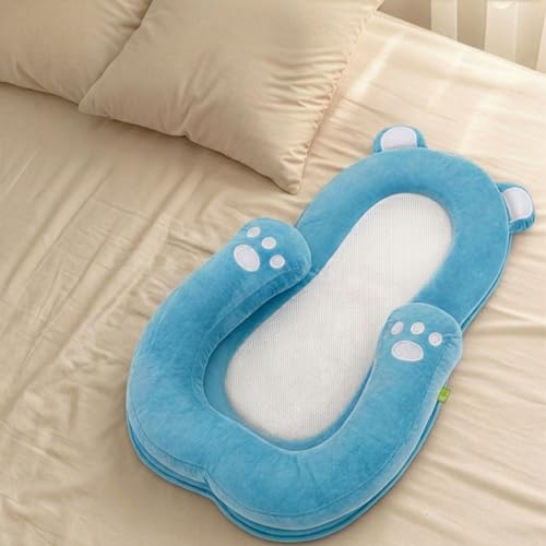 Image of R for Rabbit Snuggy Teddy Kids Bedding Bag | Soft Portable Travel Sleep Sack for Kids | Ultra-Soft Plush Fabric for Everyday Comfort (Blue)