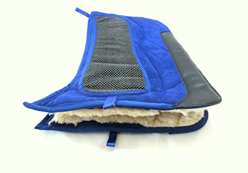 Foto von PS Pferdeartikel Westernpad Square, Sandwichpad, 2 Kammern - Spezial - Farbe braun