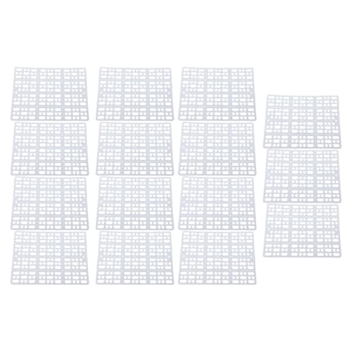 Alfombrilla para jaula de conejo modular y lavable en color blanco 7