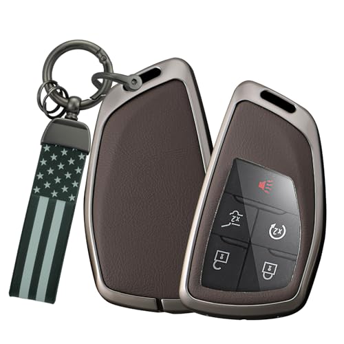 Étui de clé en cuir pour le quotidien en Chevy Suburban et Tahoe